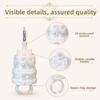 Plastic Finger Ring Candle Stand Silk Finish Birthday Cake Ring Topper  Celebration