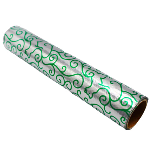 Artnap Aluminum Wrapping Paper for Rice Balls, Absorbs Moisture To Prevent Stickiness and Dryness, Arabesque & Shiba Inu Pattern, 20cm Wide X 5.8m Lon