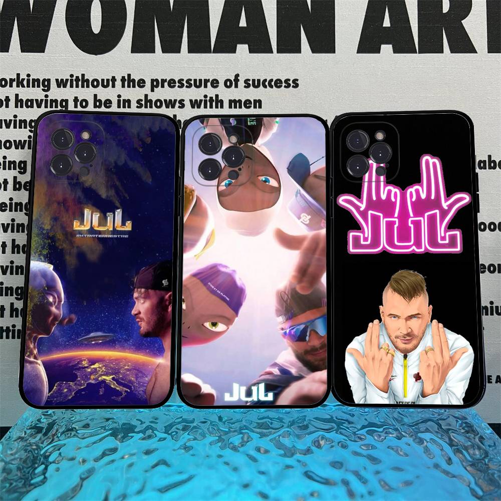 Rapper JuL C'est Pas Des Lol For IPhone 17 16 15 14 13 12 11 Pro Max Plus Shockproof Black Soft Phone Cover