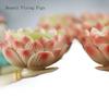 1 Pair Resin Dunhuang Fairy Lamp Holders Chinese Lotus Buddha Front Lamp Holder Offering Feng Shui Ornaments Candlestick Holder