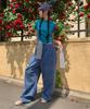 Soheul Zebra Arc Long Pants (Blue)