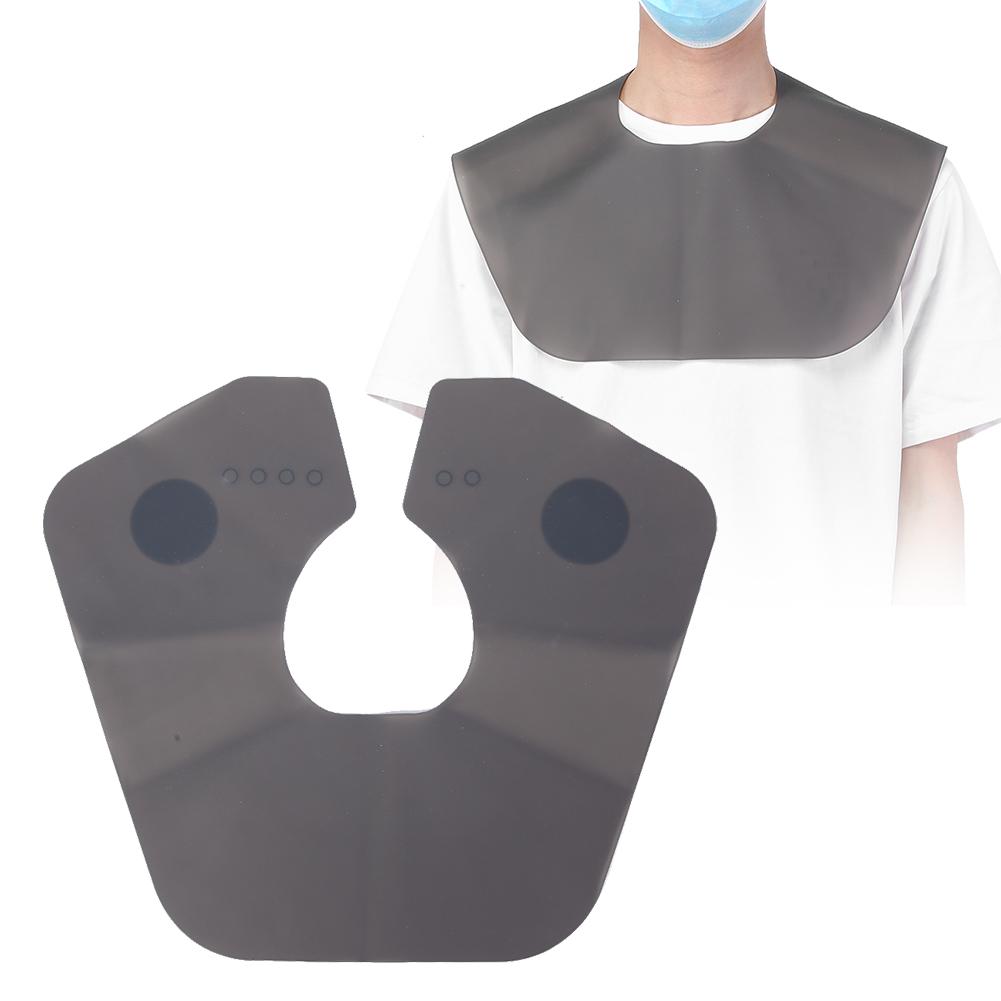 Professional Silicone Hair Cutting Dyeing Cape Home Barber Shop Hairdressing ShawlL Black