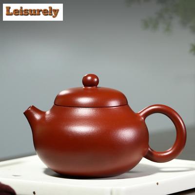 190 ml ästhetische Yixing Lila Ton Teekannen handgefertigt Topf Roherz Dahongpao Schlammkessel chinesische Zisha Teeset Teegeschirr Ornamente Geschenk