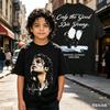 Michael Jackson T-shirt HD Print Vintage Muziek Rock Retro Katoen Zomer Unisex Kinderen Y2K Streetwear Cadeau Meerdere Maten Verkrijgbaar