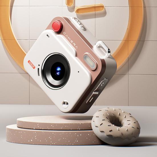 Mini digitální fotoaparát s 1,77palcovým IPS displejem 1080P Retro CCD fotoaparát s poutkem Nahrávání videa Pořizování fotografií Děti Dospělí Palcový fotoaparát Hračka