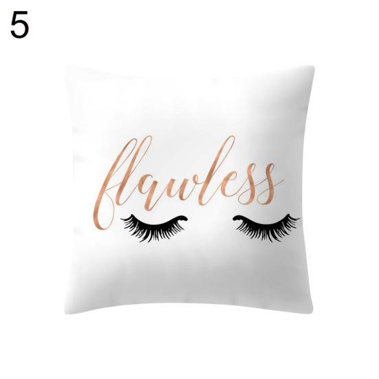 Geometric Pattern Heart Cushion Throw Pillow Case Sofa Cover Bed Car Cafe Decor