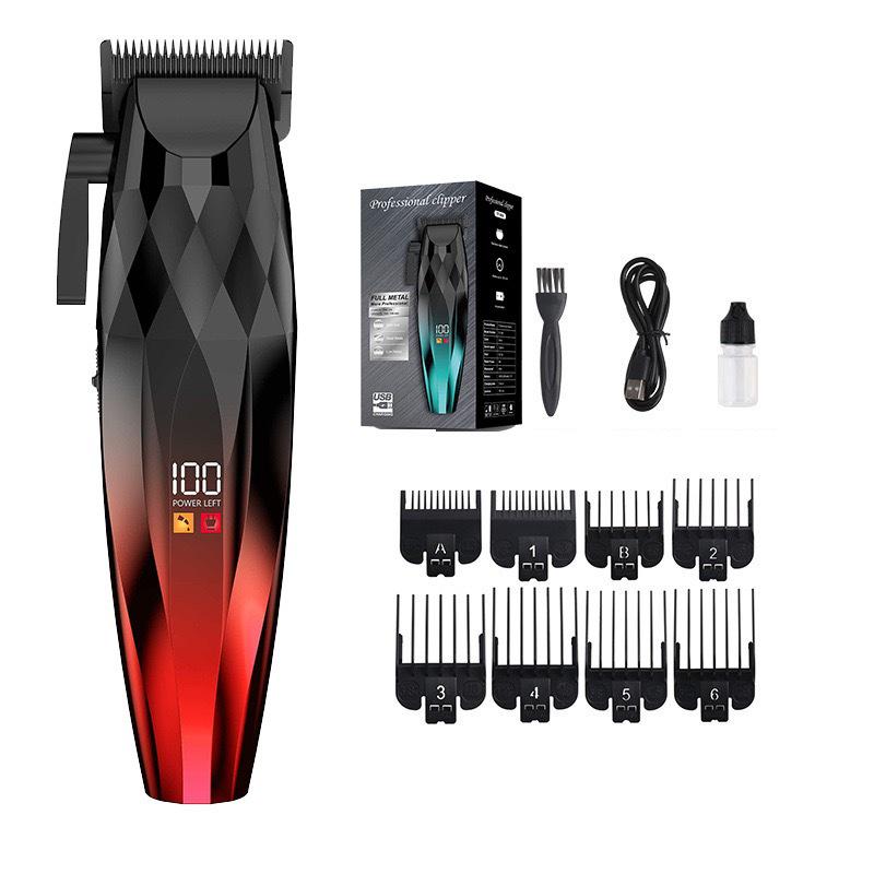 Professional Electric Hair Clipper Set for Barbers - Includes Carving Tool