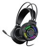 Gaming Headset with RGB Lights, 7.1 Surround Sound USB Wired Headphones, 50mm Drivers, Lightweight Design, Over Ear