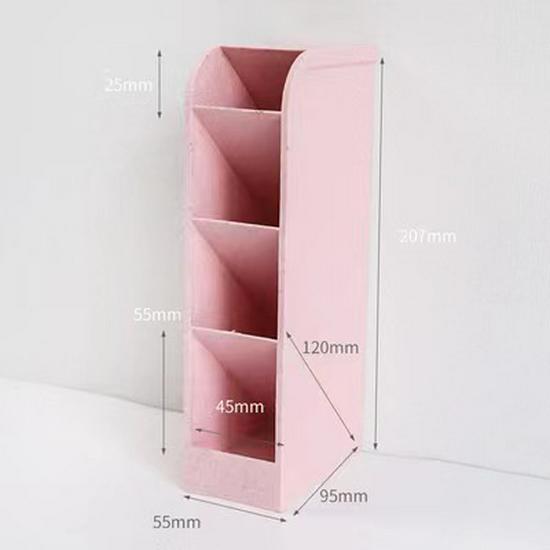 Large Frosted Pen Holder & Makeup Brush Organizer