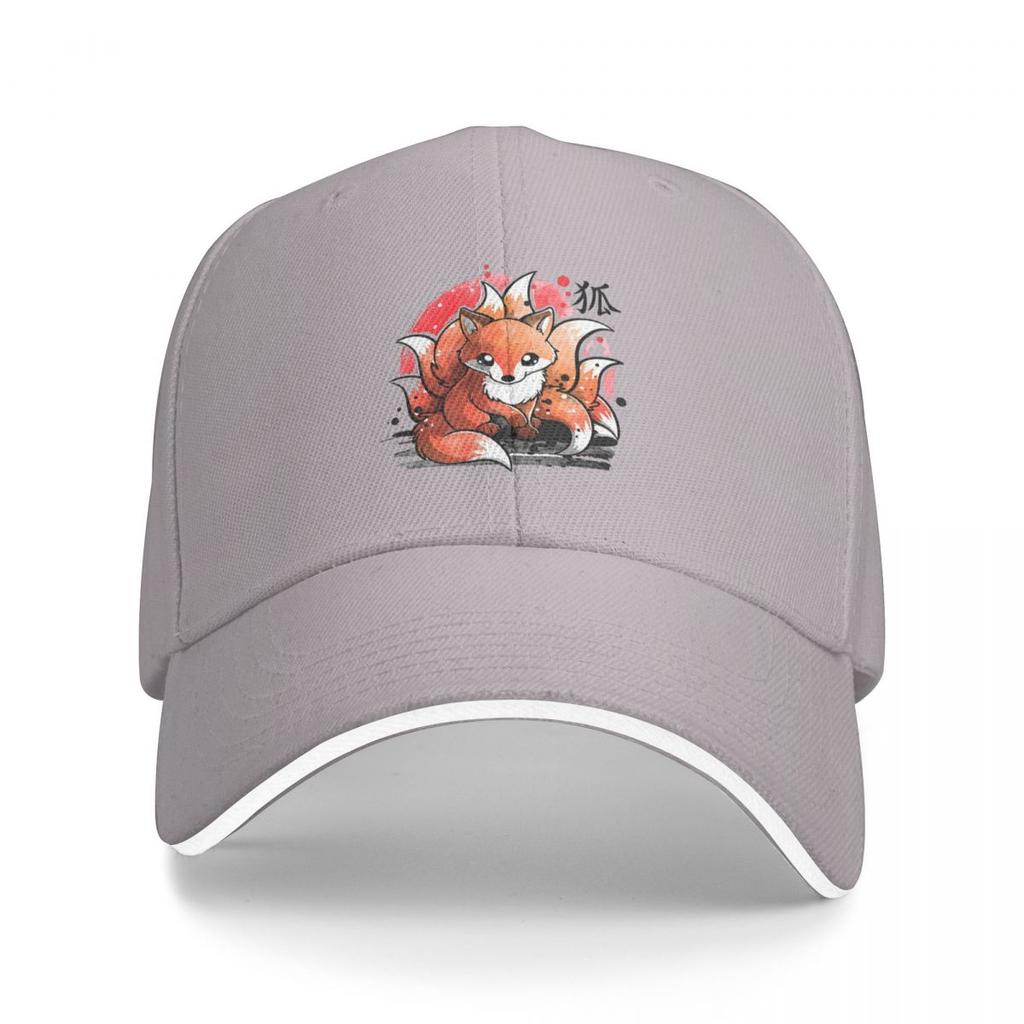 Nine Tailed Fox Baseball Caps Snapback Unisex Women Hats Outdoor Adjustable Casual Cap Baseball Hat Polychromatic Customizable