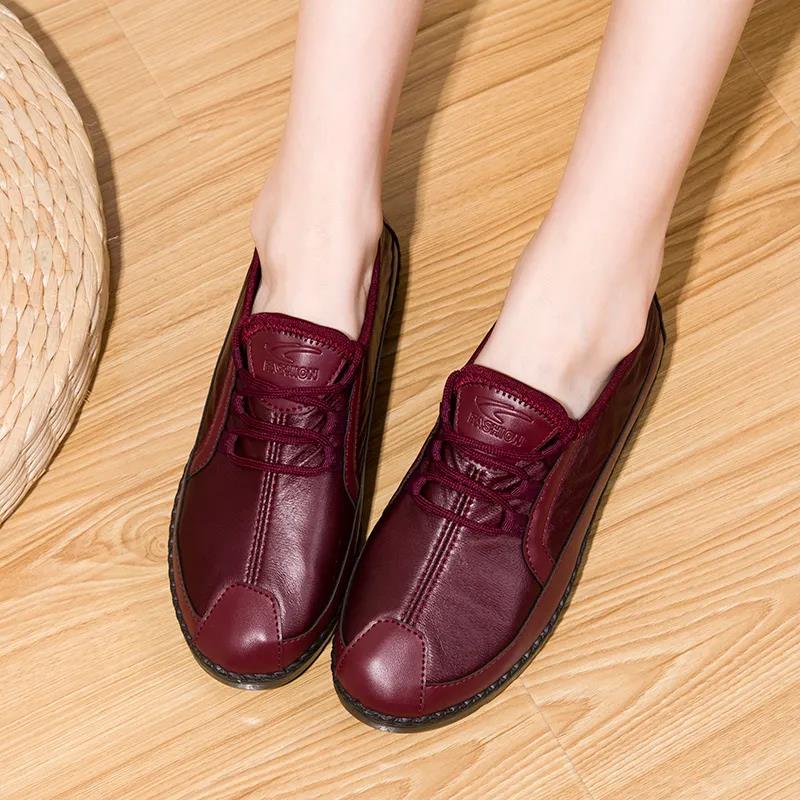 Damen Baumwollschuhe Winter Leder wasserdichte Stoffschuhe Fleece warme Baumwollstiefel