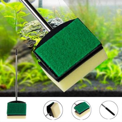 Aquarium Fish Tank Cleaning Tool Algae Scraper Sponge Brush Glass Cleaner