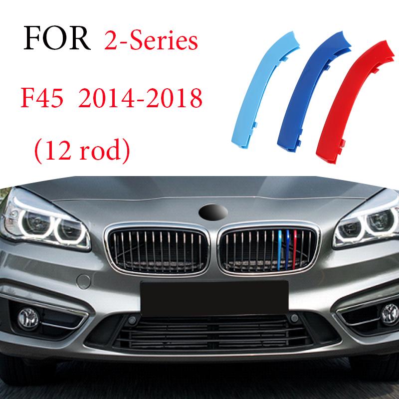 3Pcs Front Grille Trim Strips For BMW Series 1 2 3 4 5 6 7 8 X1 X2 X3 X4 X5 X6 X7 Z4 E46 E90 F30 E60 E81 F20 F45 F36 F10 F48 F25 FZ7