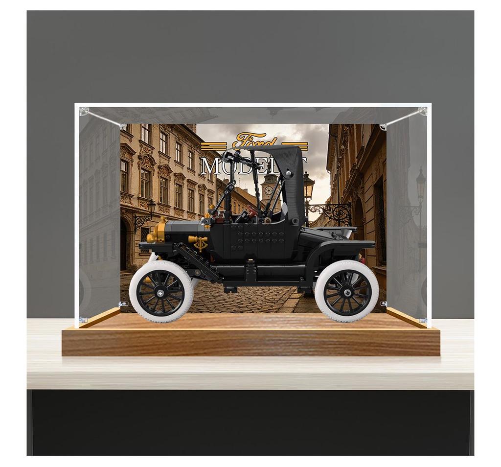Compatible LEGO 11376 Ford T1 Vintage Car ICONS Display Case Acrylic Box