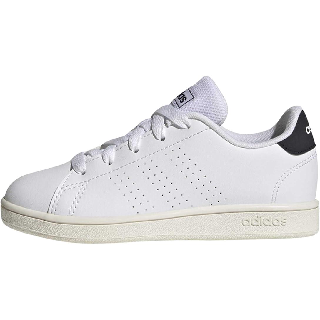 

Adidas Neo ADVANTAGE Abrasion Resistant Low top Skateboard Shoes White Black Kids GW6487 28