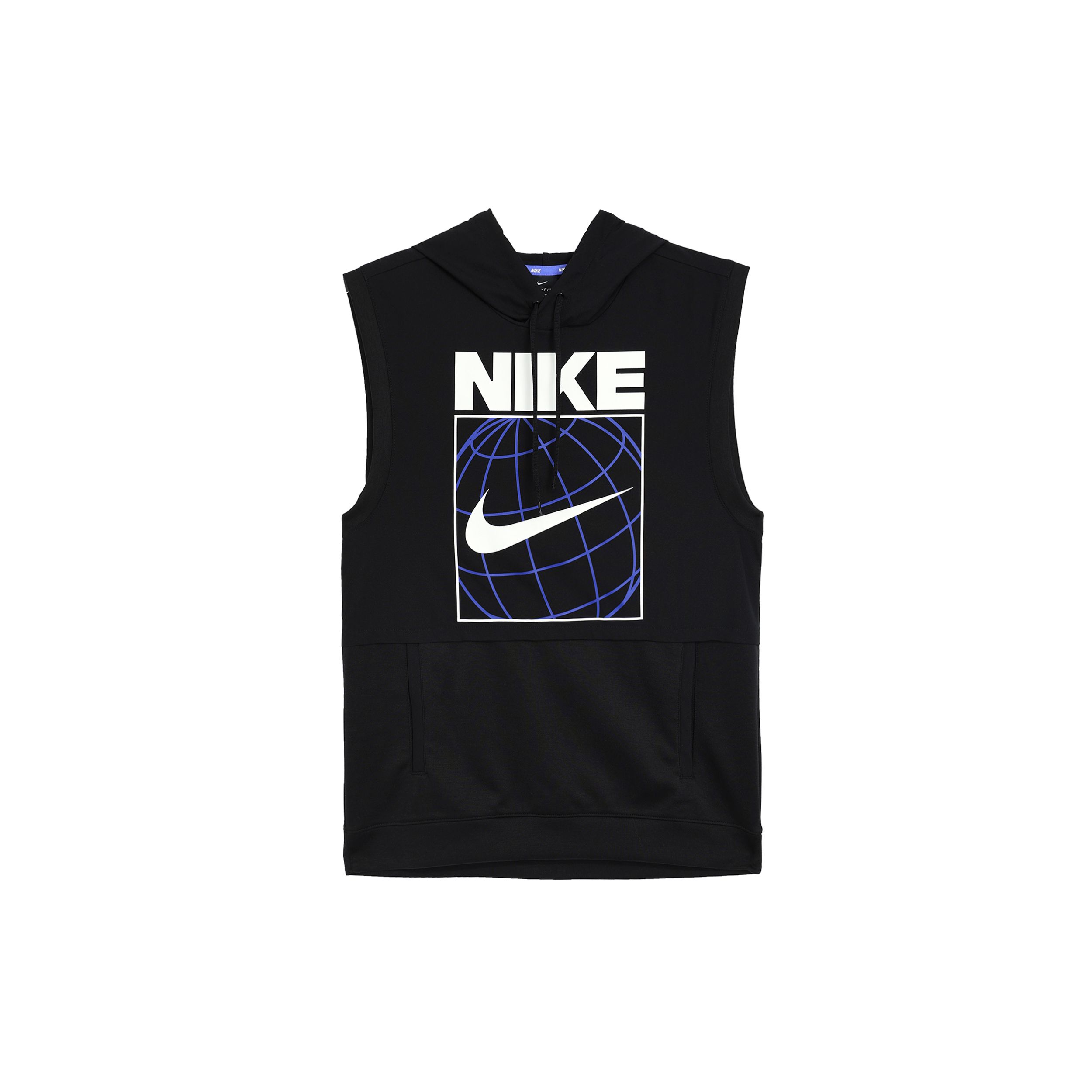 

Nike Спортивный жилет с капюшоном без рукавов для мужчин, черный цвет CZ2562-010 M