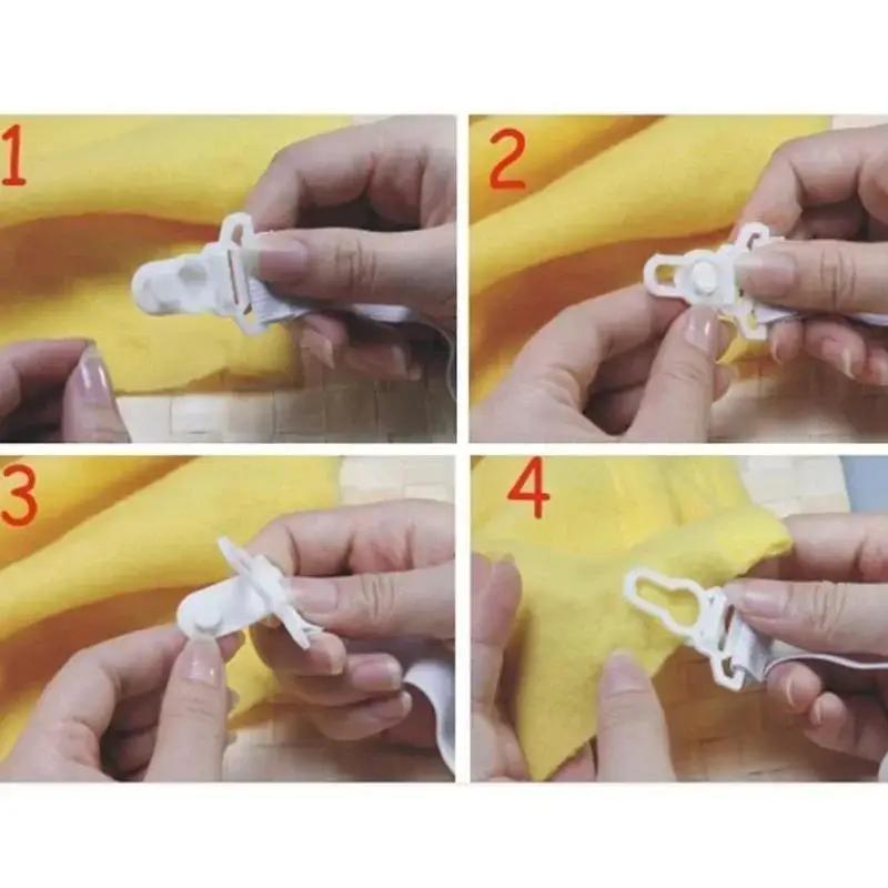 4pcs/Set Bed Sheet Fasteners Mattress Cover Blankets Grippers Clip Holder Bed Fastener Elastic Straps Fixing Slip-Resistant Belt