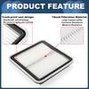 X Autohaux Engine Air Filter No.16546AA090 for Subaru Outback 2.5L 2005-2009 2 Pcs