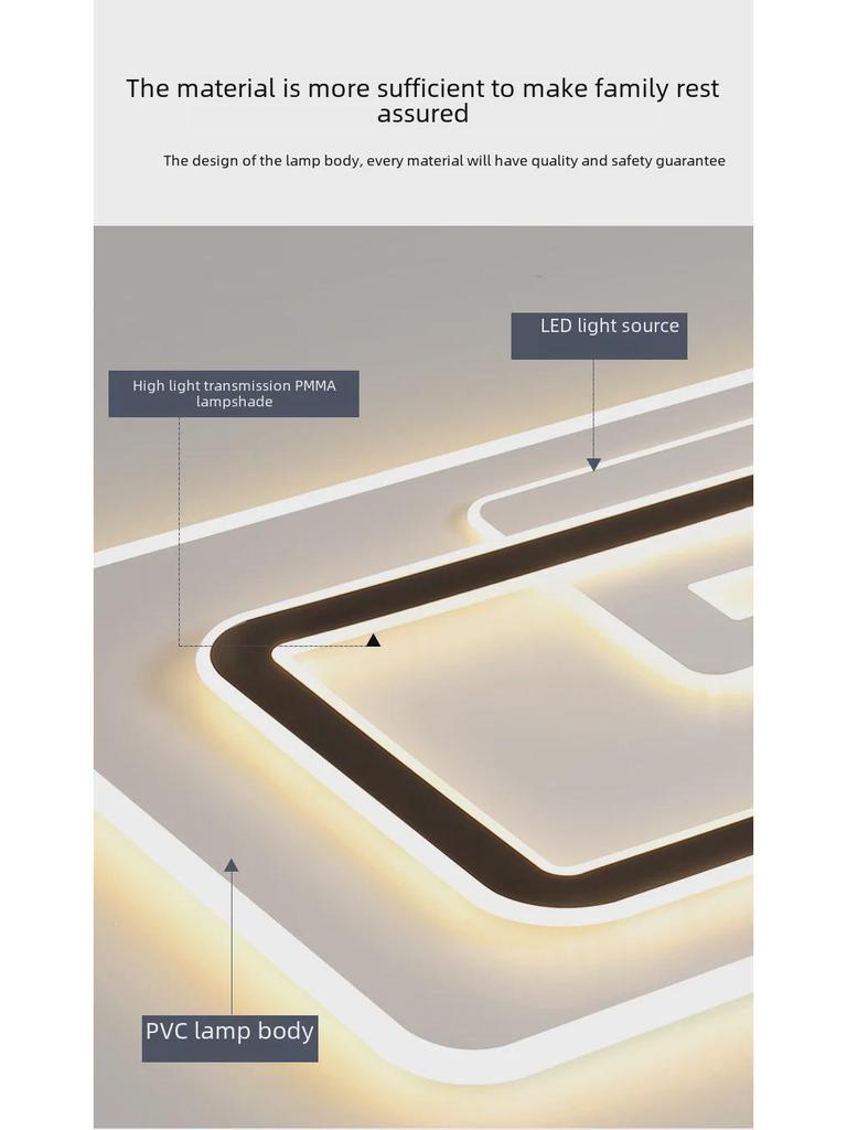 Modern Round LED Ceiling Lamp for Living Room, Bedroom, Restaurant, or Study