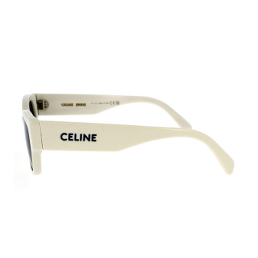 Celine Side Letter Irregular Shape Sunglasses Women sunglasses Beige CL40197U-5425A