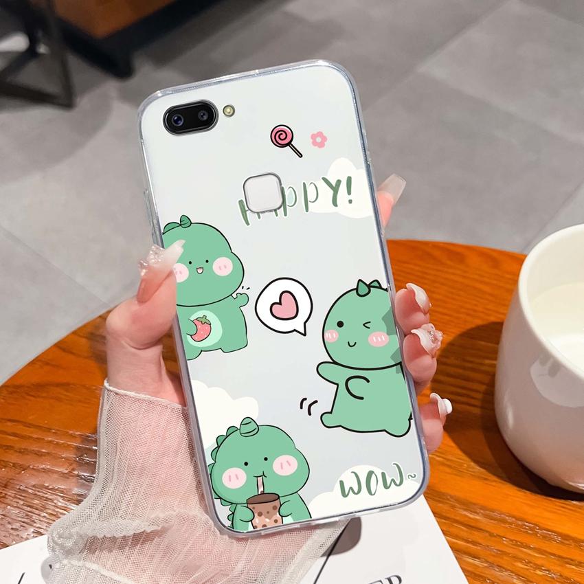 For Vivo X20 Plus X30 X60 X70 X80 Pro X50 Lite Phone Case Cute Panda Pattern Transparent Silicone Dustproof Protective Soft Back Cover For Vivo Casing