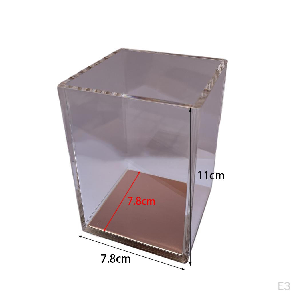 Organizer na pędzle Biurkowy Kubek na ołówki Organizer na artykuły papiernicze przybory szkolne i domowe Przezroczysty