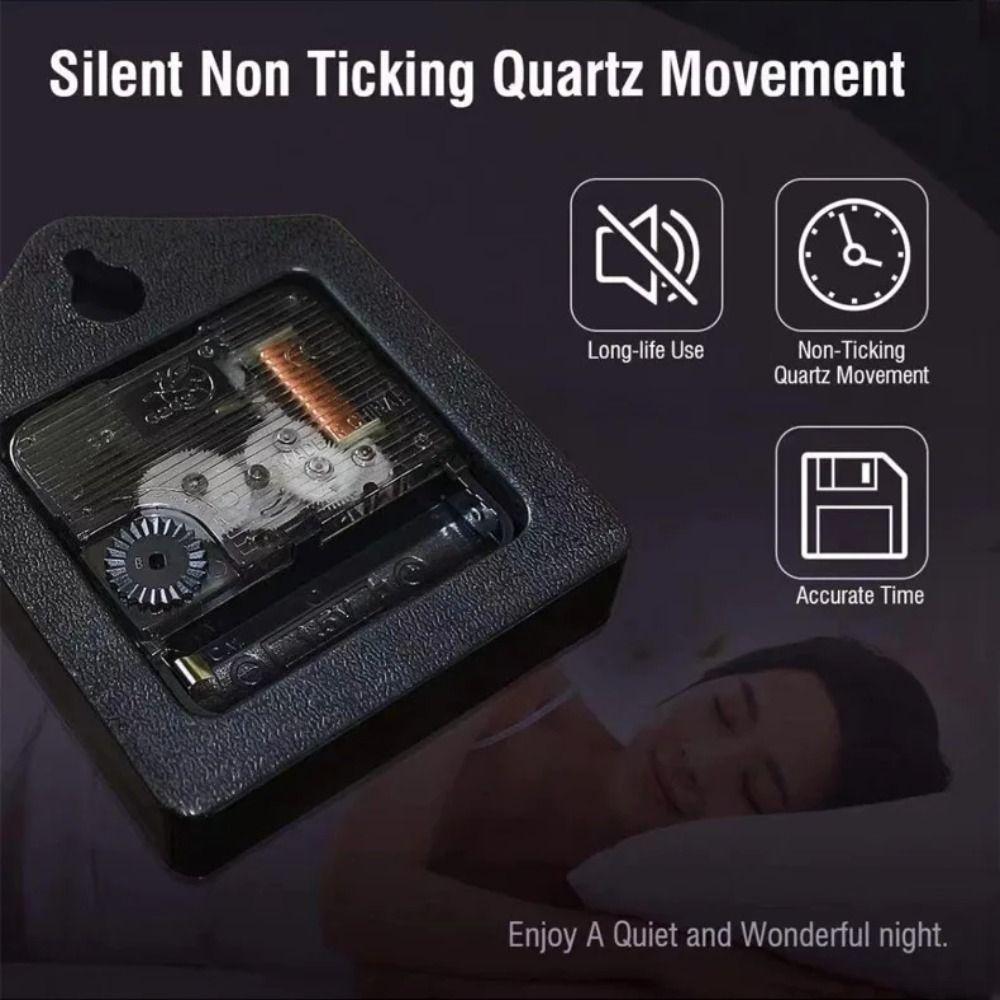 30cm Size Digital Wall Clock Special Design Silent Mechanism Silent Wall Clock Round Shape Minimalist Creative Clock Study Room