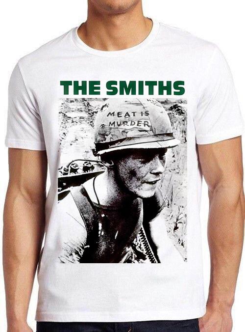The Smiths Meat Is Murder Punk Rock Retro Cool Gift Tee Unisex T-Shirt S