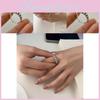 Stylish Adjustable Copper Ring For Women With Unique Minimalist Design And Chic Aura