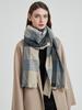 New Knitted Winter Vintage Plaid Scarf Women Men Imitation Cashmere Long Scarves Pashmina Female Neckerchief Bufanda Wrap Shawl