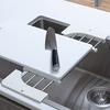 Pearl Metal Float Sliding Sink for Countertops H-694