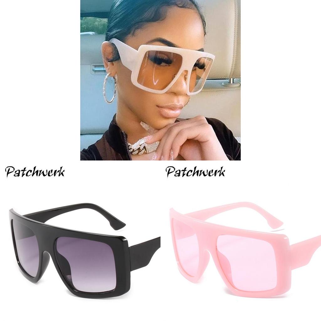 Summer 2020 New Curved Style Womens Square Beach Sunglasses With Pink Lenses For Fashion And Party