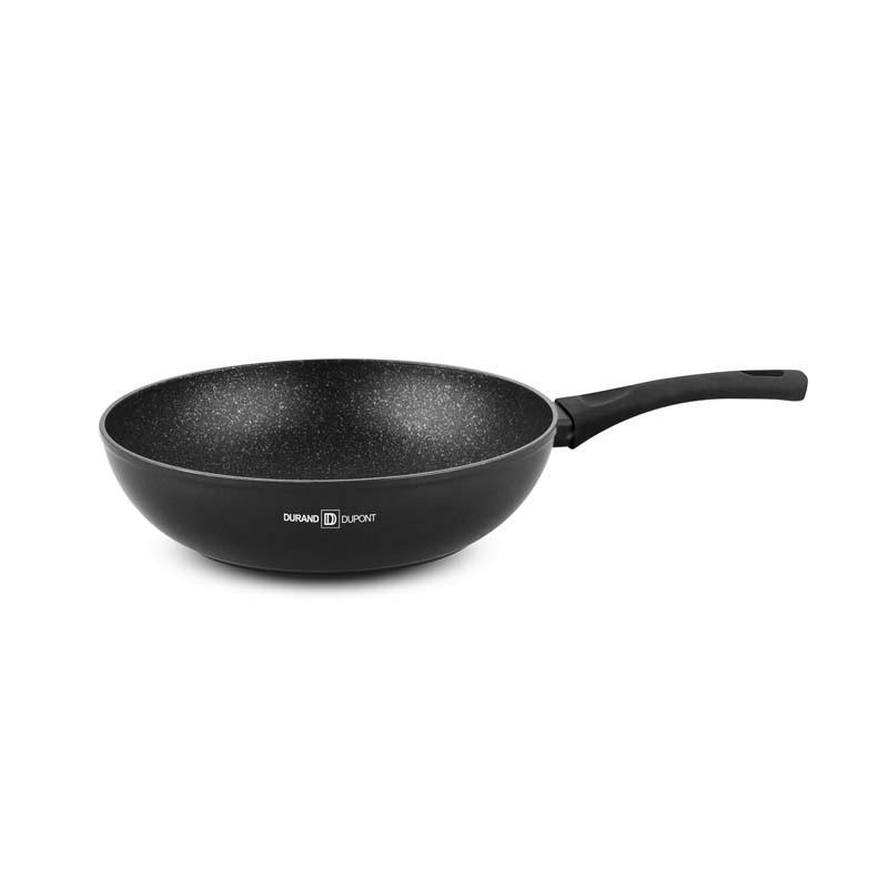 

Черный алюминиевый вок Doris Wok28tfi, 28 см, от Durand Dupont