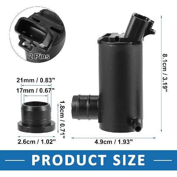 Scheibenwaschpumpe 85330-12340 mit Dichtung für Toyota Corolla 2003-2008