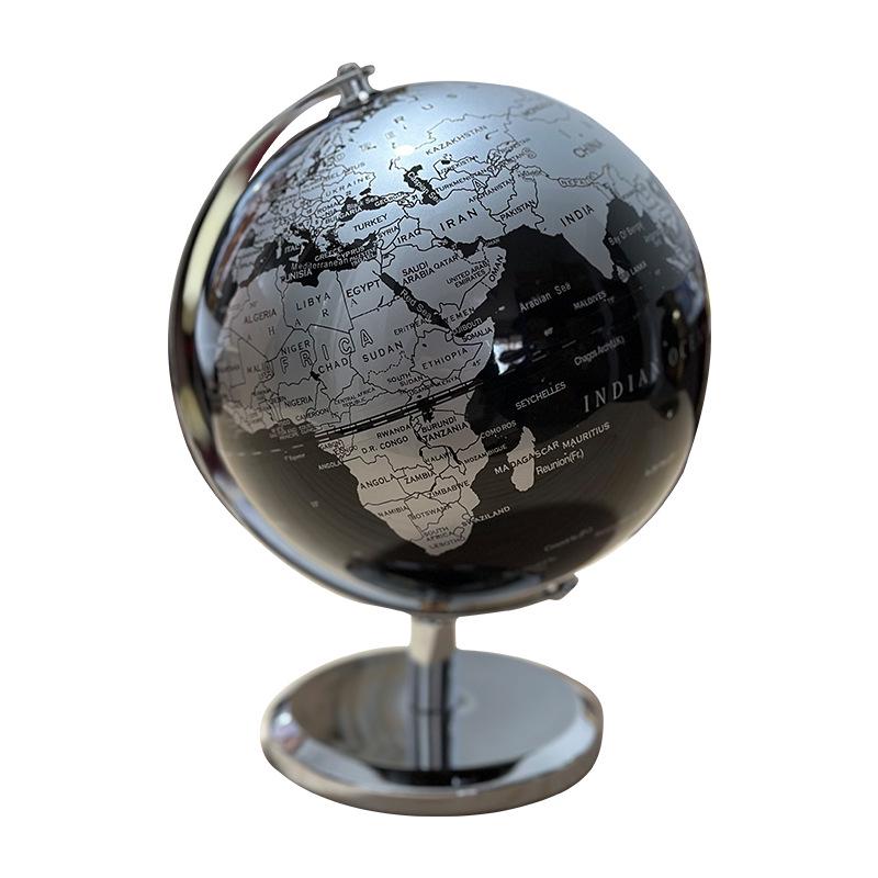 European Globe Desktop Ornament for Office Decor