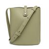 Mini lightweight soft leather bucket bag 2024 new fashion small bag for women Korean version textured casual crossbody phone bag