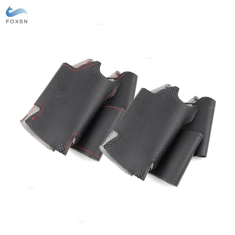 Car Accessories Steering Wheel Cover Leather Trim For Renault Megane 3 Scenic 3 Kangoo 2 Fluence (ZE) Samsung SM3 Nissan NV250