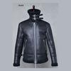 Fur Collar Leather Jacket Men Loose Comfortable Warm Fashion Thickened Stand Collar Fur Integrated Versatile Leather Jacket