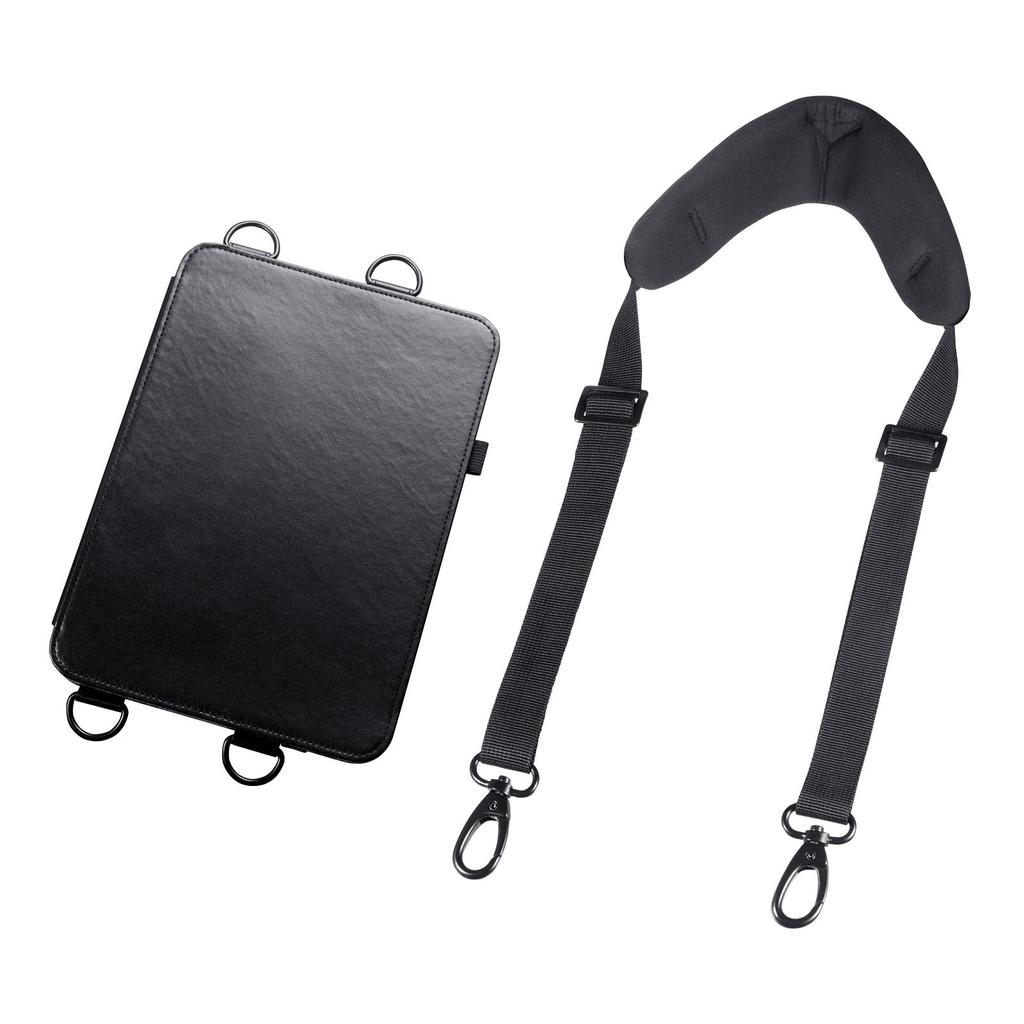 Sanwa Supply PDA-IPAD1712BK2 Case with Stand and Belt for iPad Pro 11-inch (M4/2024)