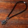 BEIER 2023 New Style Viking Stainless Steel Wolf Head Green Pendant Double Wolf Heads Necklace Animal Jewelry Gift