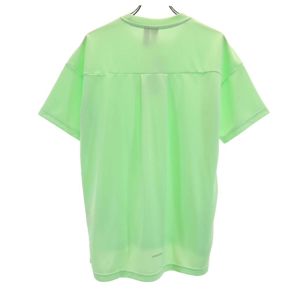 unused adidas training Short sleeve T-shirt M Yellowish green Women Used