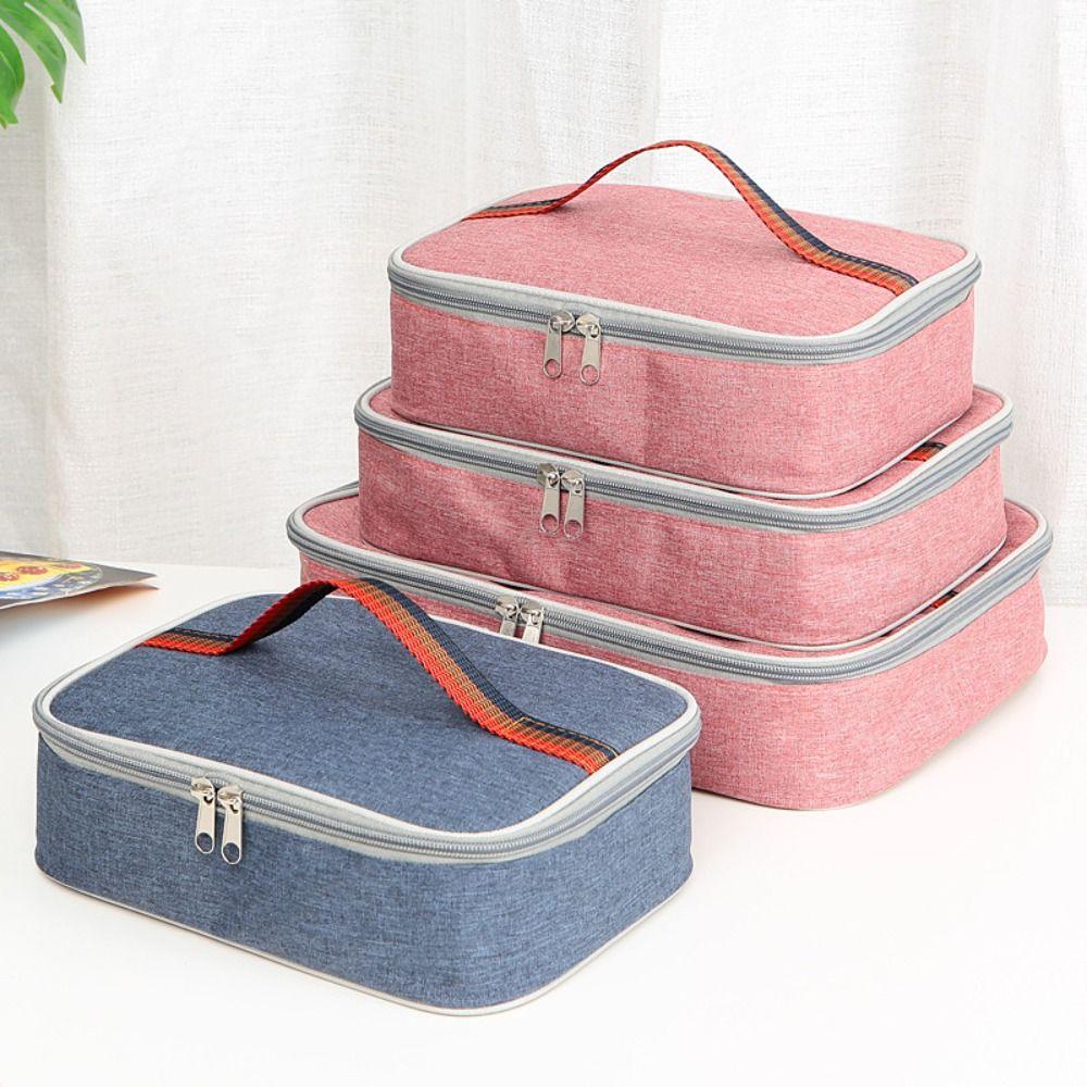 Meal Container Cooler Lunch Bag Thermal Insulated Lunch Pail Leakproof Picnic Pouch  Work