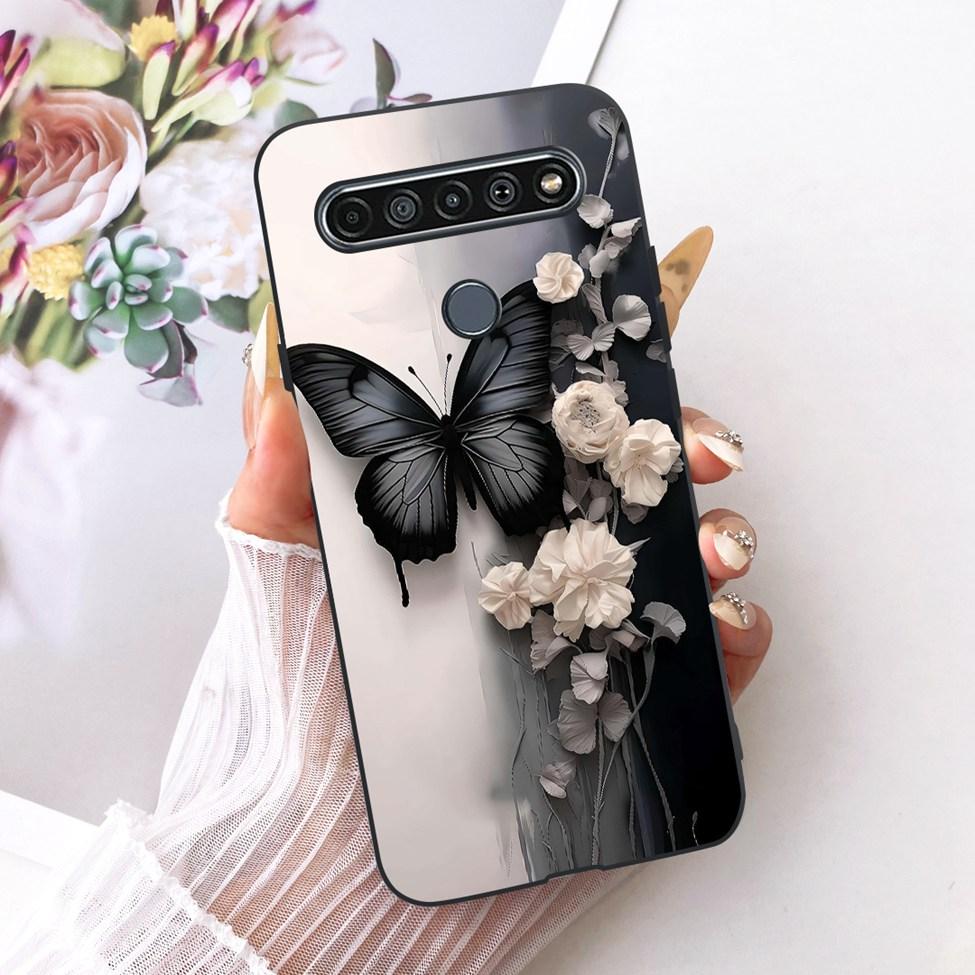 Casing For LG K41S 2020 Cover Silicone Cute Fashion Butterfly Funny Painted Phone Case LM-K410 LMK410EMW LM-K410EMW