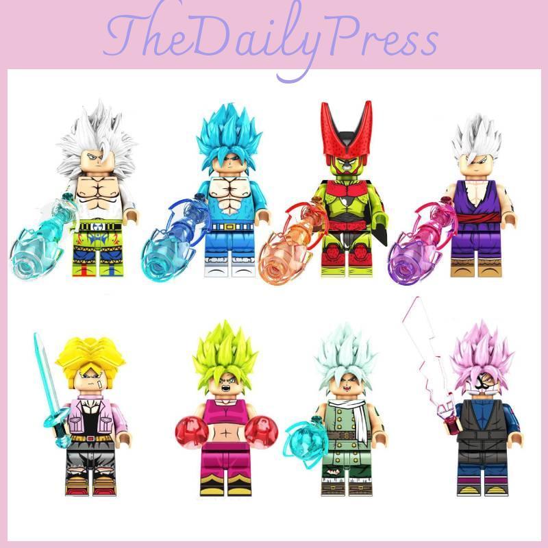 Kf6181a And Kf6182a Dragon Ball Mini Figurines Colorful Building Block Toys Set