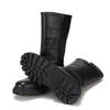 Barbara Chunky Leather 4cm Half Boots Bbg852bk