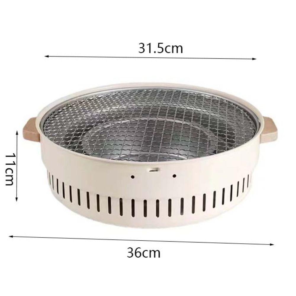 With Grill Pan Barbecue Grill Anti-scalding Handle Tea Stove Portable Charcoal Stove  Outdoor
