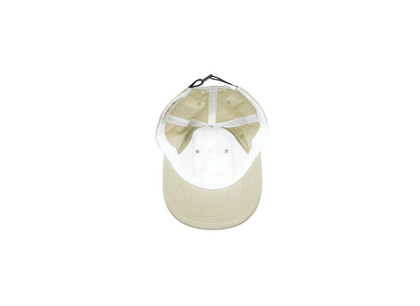 Supreme Seersucker S Logo 6-Panel Tan
