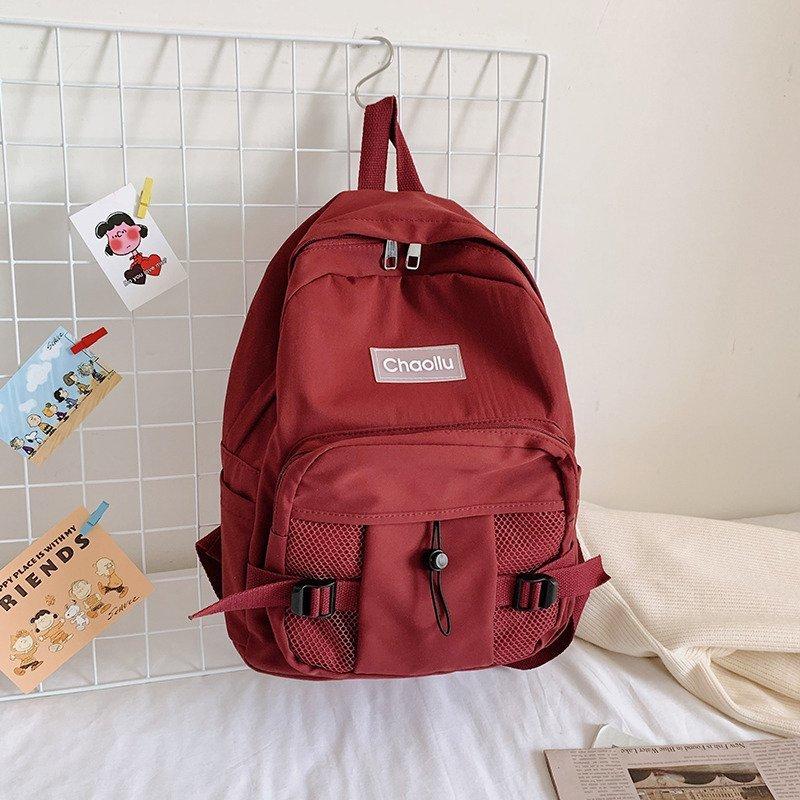 Schoolbag1011 new schoolbag female Korean version high school ins style college student backpack fashion Hong Kong style junior high school student