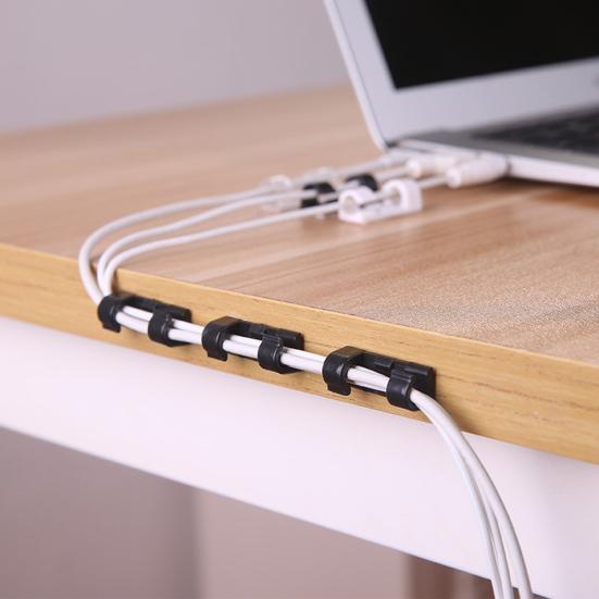 20 ks Klip na kabel Bezpečný Odolný proti opotřebení Odolný proti poškrábání Odolný vůči vysokým teplotám Spona na drát pro kancelář
