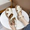 Fashion Ladies Shoes Sandals for Women Outdoor Summer 2024 Roman Style Footwear Platform H Comfortable and Elegant Chic Shoe Vintage F